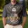 USA 250th Anniversary Eagle Shield 1776-2026 Distressed Flag Star Design Men's Polo Shirt (Lightweight) - 4