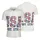 America 250th Commemorative Patriotic Polo Collegiate USA Floral Est. 1776 Stars Men's Polo Shirt (Lightweight) - 3