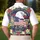 America 250th Anniversary: Bald Eagle Flag Statue Liberty Bell 1776 2026 Tropical Men's Polo Shirt (Lightweight) - 5