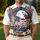 America 250th Anniversary: Bald Eagle Flag Statue Liberty Bell 1776 2026 Tropical Men's Polo Shirt (Lightweight) - 4