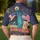 USA 250th Birthday: Liberty, Flag, Eagle Tropical Illustration - White House, Rushmore, 1776-2026 Men's Polo Shirt (Lightweight) - 5