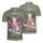 America 250th Anniversary Eagle Tropical 1776-2026 Flag Colors Olive Branch Men's Polo Shirt (Lightweight) - 3