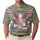 America 250th Anniversary Eagle Tropical 1776-2026 Flag Colors Olive Branch Men's Polo Shirt (Lightweight) - 1