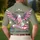 America 250th Anniversary Eagle Tropical 1776-2026 Flag Colors Olive Branch Men's Polo Shirt (Lightweight) - 5