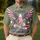 America 250th Anniversary Eagle Tropical 1776-2026 Flag Colors Olive Branch Men's Polo Shirt (Lightweight) - 4