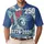America 250th Anniversary Statue Liberty Distressed Sunburst Patriotic Tropical 1776-2026 Men's Polo Shirt (Lightweight) - 1