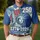 America 250th Anniversary Statue Liberty Distressed Sunburst Patriotic Tropical 1776-2026 Men's Polo Shirt (Lightweight) - 4