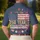 America 250th Anniversary Distressed Flag 1776 2026 We the People Gold Polo Men's Polo Shirt (Lightweight) - 5