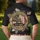 America 250th Anniversary Distressed Emblem, Capitol Dome, Tropical Palm & Hibiscus Men's Polo Shirt (Lightweight) - 5