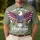 America 250th Bald Eagle Freedom: Polo Stars Stripes 1776 2026 Olive Green Design Men's Polo Shirt (Lightweight) - 4