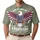America 250th Bald Eagle Freedom: Polo Stars Stripes 1776 2026 Olive Green Design Men's Polo Shirt (Lightweight) - 1