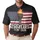 America 250th Birthday Distressed Flag Torch of Liberty 1776-2026 Commemoration Men's Polo Shirt (Lightweight) - 1
