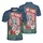 America 250th Anniversary Liberty 1776 No Kings Patriotic Tropical Colonial Blue Gold Men's Polo Shirt (Lightweight) - 3