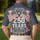 America 250th Anniversary Patriotic Waving Flags 1776-2026 Laurel Scroll Deep Navy Men's Polo Shirt (Lightweight) - 5