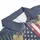 USA 250th Birthday Distressed Flag Tropical Palm Gold Scrollwork Stars Men's Polo Shirt (Lightweight) - 6