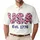 America 250th Est. 1776 Floral USA Crimson Daisy Blue Tropical Cream Design Men's Polo Shirt (Lightweight) - 1