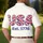 America 250th Est. 1776 Floral USA Crimson Daisy Blue Tropical Cream Design Men's Polo Shirt (Lightweight) - 5