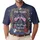 America 250th Anniversary Patriotic Vintage Emblem 'We the People' 1776-2026 Eagle Flags Tropical Men's Polo Shirt (Lightweight) - 1