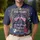 America 250th Anniversary Patriotic Vintage Emblem 'We the People' 1776-2026 Eagle Flags Tropical Men's Polo Shirt (Lightweight) - 4