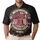 USA 250th Anniversary Liberty Bell 1776-2026 Distressed Flag Hibiscus Emblem Men's Polo Shirt (Lightweight) - 1