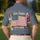 America 250th Anniversary Distressed Flag Tropical Palm Hibiscus Patriotic 1776-2026 Men's Polo Shirt (Lightweight) - 5