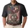 America 250th Commemorative We The People Emblem Eagle Liberty Bell 1776-2026 Men's Polo Shirt (Lightweight) - 1