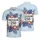 America 250th Freedom Tropical Polo Patriotic Hibiscus Commemorative Banner Men's Polo Shirt (Lightweight) - 3