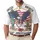 250th Anniversary Bald Eagle Flag Statue Liberty Bell 1776-2026 Commemorative Design Men's Polo Shirt (Lightweight) - 1