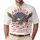 America 250th Birthday Patriotic Bald Eagle Flag Emblem, Est. 1776 Tribute Men's Polo Shirt (Lightweight) - 1