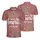 America 250th Anniversary Crimson Red Design: Polo Script, Bow, Gold Scrollwork Men's Polo Shirt (Lightweight) - 3