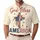 America 250th Birthday God Bless AMERICA Rustic Wood Cross Distressed Flag Design Men's Polo Shirt (Lightweight) - 1