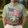 USA 250th Anniversary Flag: Tropical Hibiscus Americana Scrollwork 1776 Freedom Men's Polo Shirt (Lightweight) - 4