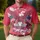 Patriot America 250th Freedom Eagle Flag 1776-2026, Polo Crimson Design Men's Polo Shirt (Lightweight) - 5