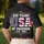 America 250th Anniversary 250 Years USA Flag 1776 Freedom Hibiscus Palm Scrollwork Men's Polo Shirt (Lightweight) - 5
