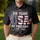 America 250th Anniversary 250 Years USA Flag 1776 Freedom Hibiscus Palm Scrollwork Men's Polo Shirt (Lightweight) - 4