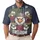 250th Anniversary Patriotic Eagle Freedom 1776-2026 Distressed Flag Hibiscus Men's Polo Shirt (Lightweight) - 1