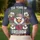 250th Anniversary Patriotic Eagle Freedom 1776-2026 Distressed Flag Hibiscus Men's Polo Shirt (Lightweight) - 5