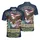 America 250th Birthday Eagle Liberty Statue Polo Santa Hat Emblem Men's Polo Shirt (Lightweight) - 3