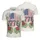 America 250th Anniversary 1776 Flag Panels Polo Tropical Laurel Patriotic Commemoration Men's Polo Shirt (Lightweight) - 3