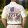 America 250th Anniversary 1776 Flag Panels Polo Tropical Laurel Patriotic Commemoration Men's Polo Shirt (Lightweight) - 5
