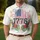 America 250th Anniversary 1776 Flag Panels Polo Tropical Laurel Patriotic Commemoration Men's Polo Shirt (Lightweight) - 4