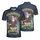 USA 250th Birthday Eagle Flag Statue Liberty Bell 1776-2026 Patriotic Navy Men's Polo Shirt (Lightweight) - 3
