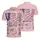 America 250th USA Stars Stripes Tropical Liberty Eagle Statue Design Men's Polo Shirt (Lightweight) - 3