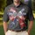America 250th Anniversary Patriotic Bow 1776-2026 Tropical Americana Design Men's Polo Shirt (Lightweight) - 4