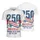 USA 250th Anniversary: Star-Filled 250, Patriotic Ribbon, Hibiscus Palm Scrollwork Men's Polo Shirt (Lightweight) - 3