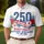 USA 250th Anniversary: Star-Filled 250, Patriotic Ribbon, Hibiscus Palm Scrollwork Men's Polo Shirt (Lightweight) - 4