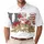 USA 250th Birthday Stars Stripes Letters Tropical Roses Gold Freedom Scroll Men's Polo Shirt (Lightweight) - 1