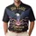 America 250th Anniversary Eagle: Patriotic Polo Tropical Wreath 1776-2026 Men's Polo Shirt (Lightweight) - 1
