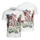 America 250th Birthday USA Ornate Letters Stars Stripes Roses Freedom Banner 1776 Men's Polo Shirt (Lightweight) - 3