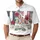 America 250th Birthday USA Ornate Letters Stars Stripes Roses Freedom Banner 1776 Men's Polo Shirt (Lightweight) - 1